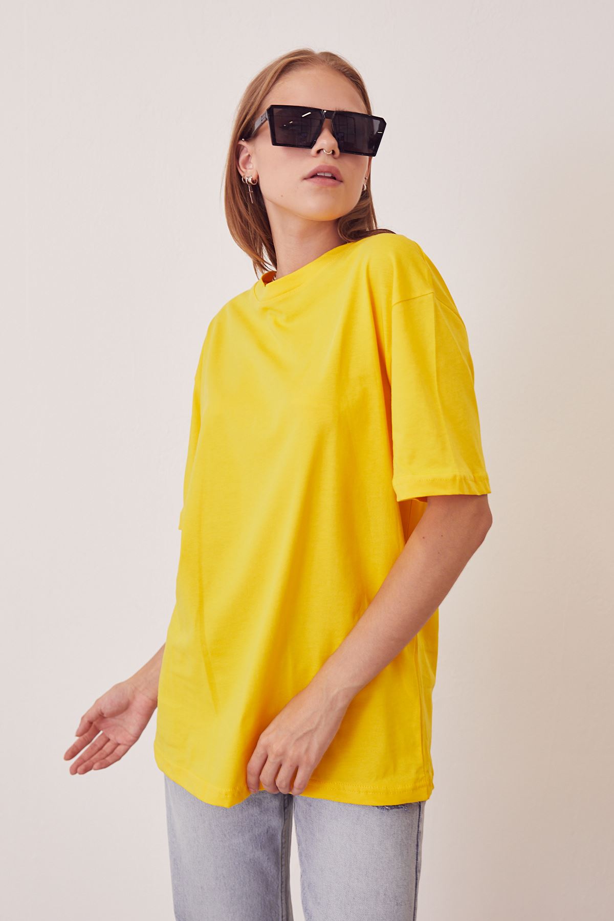 Basic T-shirt-Sarı