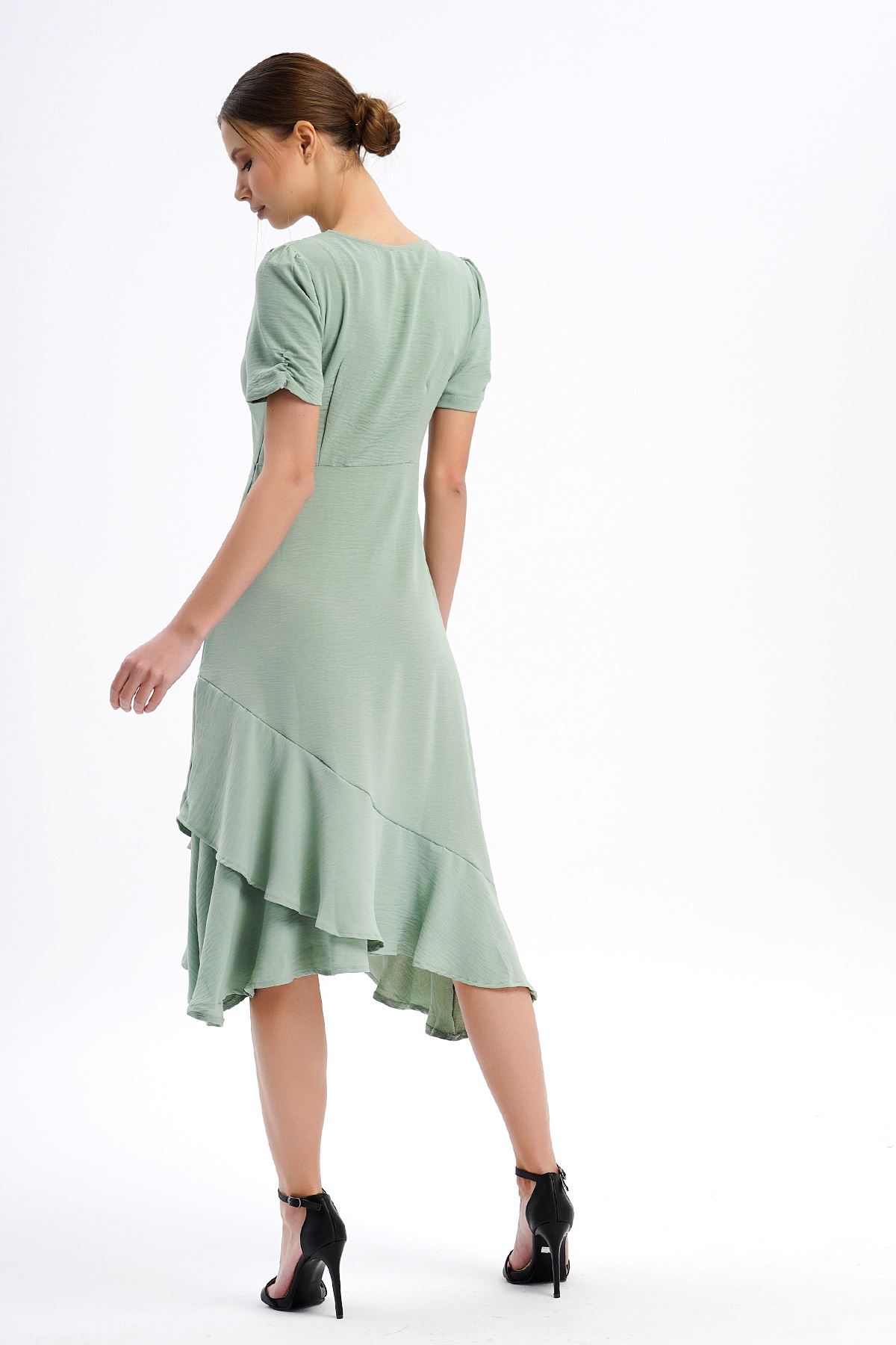 Gipeli Elbise-Yeşil
