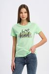 Be Kind Baskılı T-shirt-Yeşil